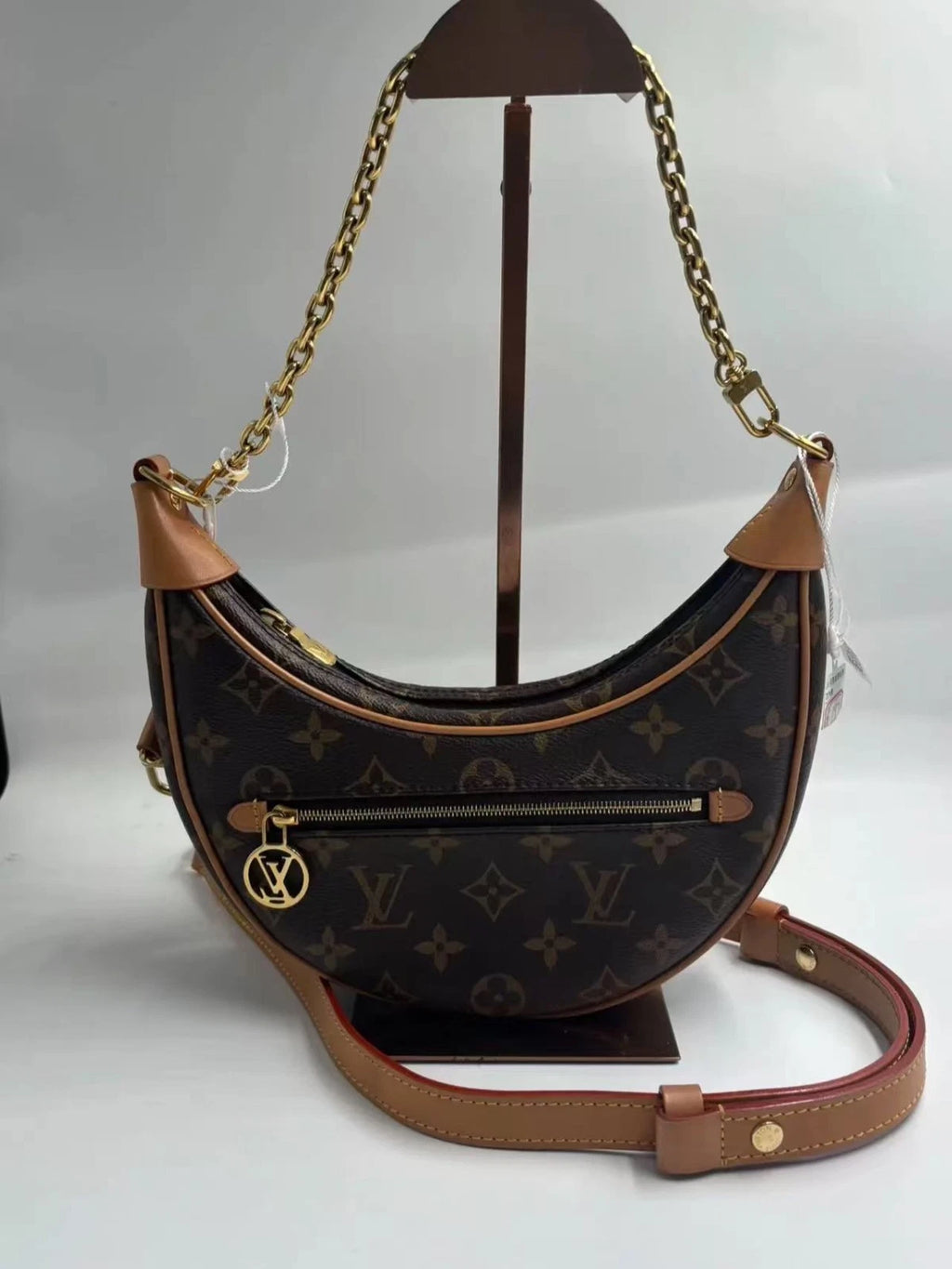 Louis Vuitton Loop Monogram Canvas Shoulder Bag Excellent