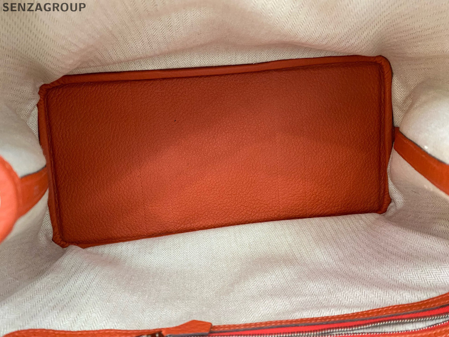 Hermès Garden Party 36 Tote Bag Red Silver Women's Classic Handbag