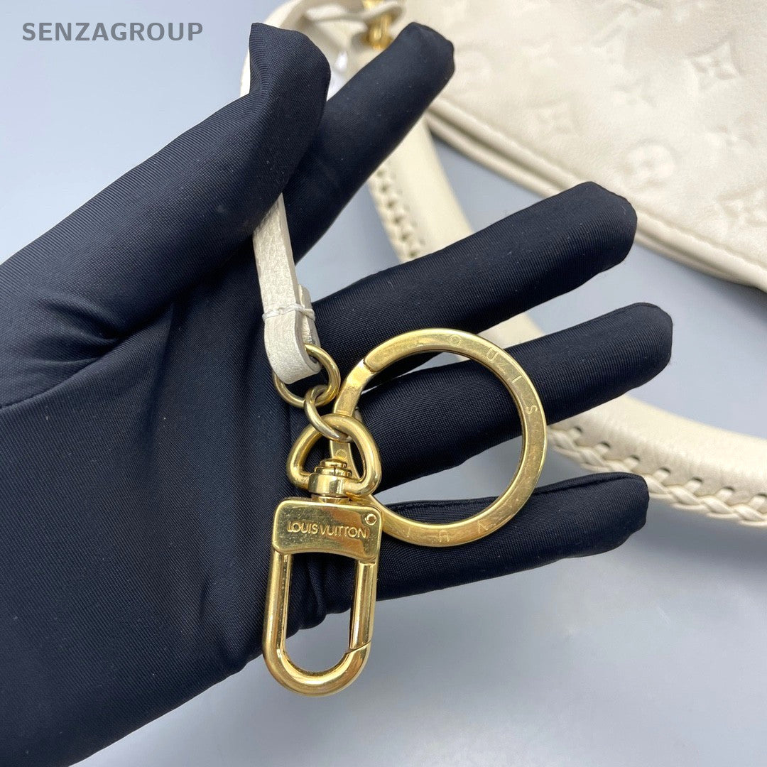 Louis Vuitton Artsy Top Handle Monogram Empreinte Cream White handbag Women