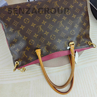 Louis Vuitton Pallas Monogram Medium Handbag Shoulder Bag Women's Classic