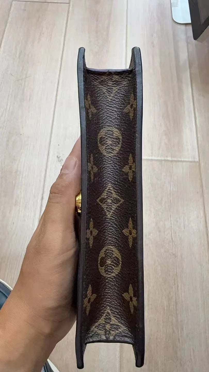 Louis Vuitton Black Patent Monogram Shoulder Crossbody For Women