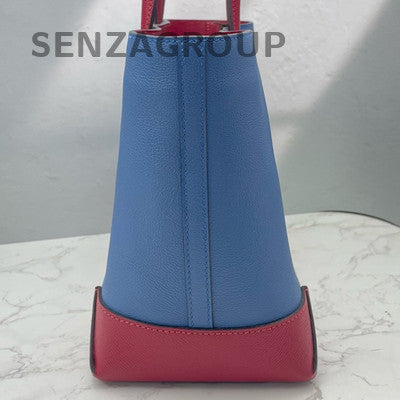 Hermès Maxi Cabas 30 Tote Handbag Blue Red Women's Fashion