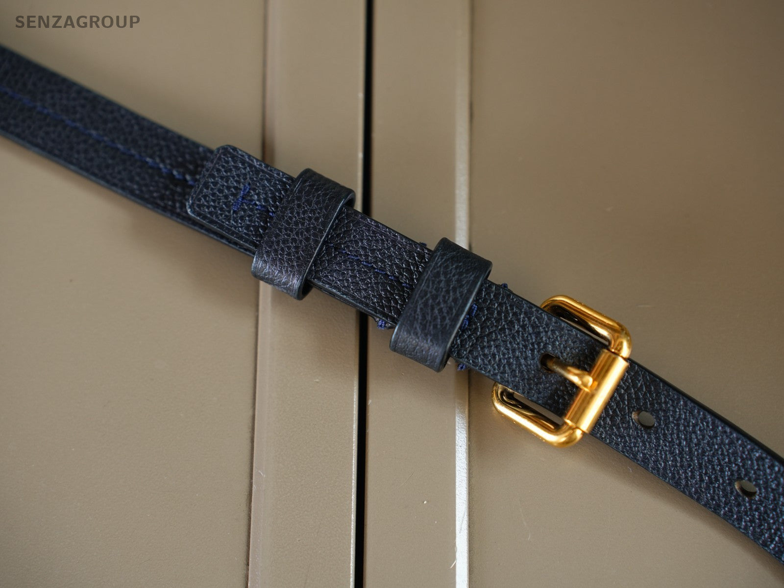 Louis Vuitton Speedy25 Monogram Empreinte 2way Shoulder Handbag Navy