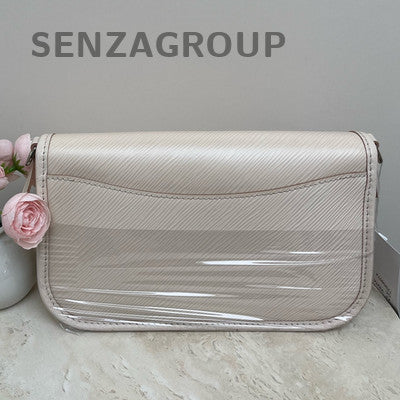 Louis Vuitton Silver Fendi Baguette Shoulder Crossbody Bag Classic Women
