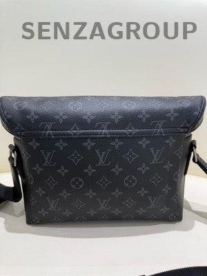 Louis Vuitton Voyager Black Monogram Shoulder Crossbody Bag Men's Classic
