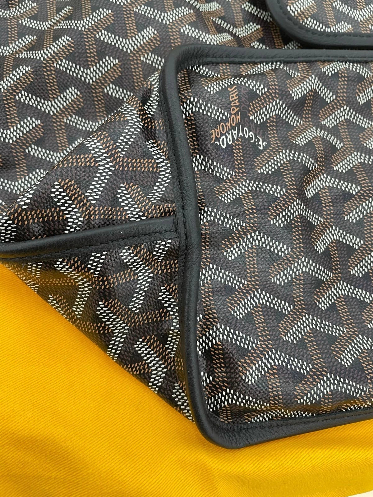 Goyard Black Canvas Tote Bag For Women