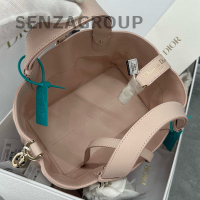 Dior Toile de Jouy Toujours Small Tote Bag Pink Gold Hardware