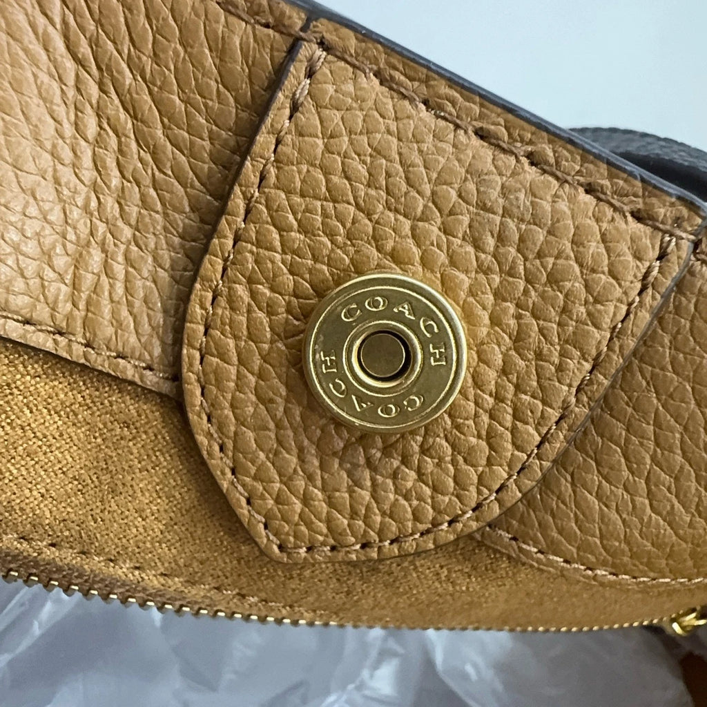 Coach Field 30 Embossed Logo Leather Tote Bag For Women