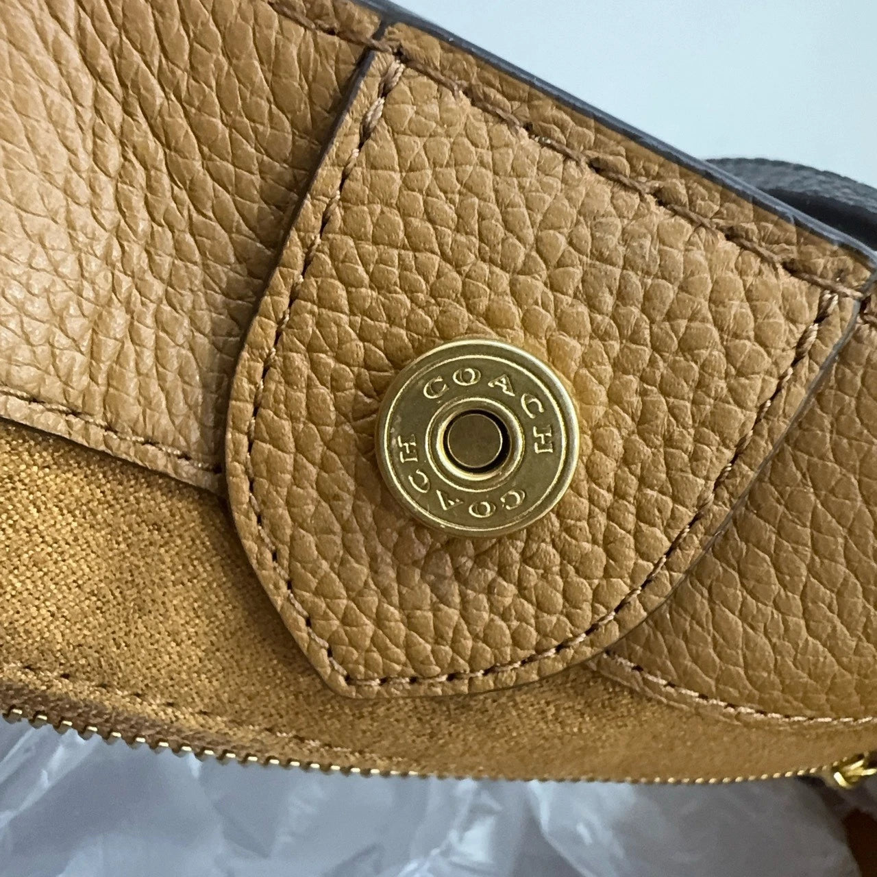 Coach Field 30 Embossed Logo Leather Tote Bag For Women