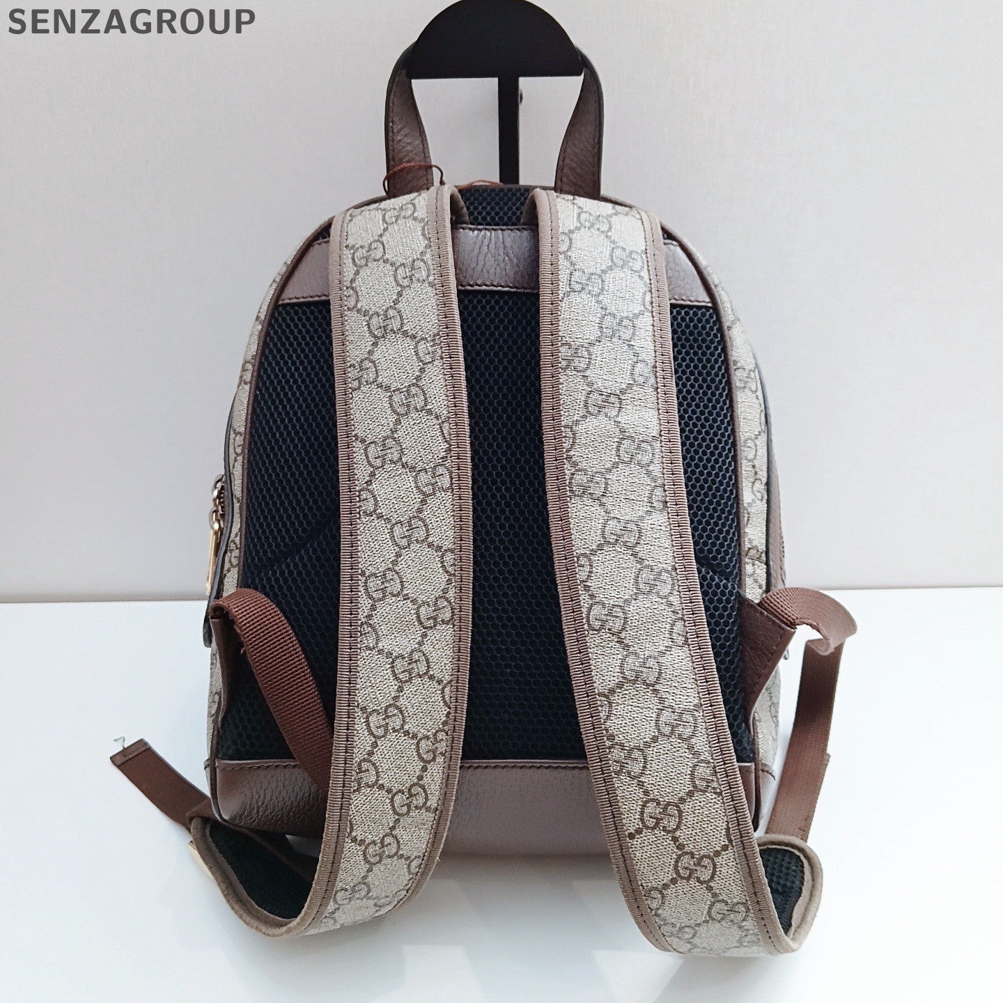 Gucci Ophidia PM Backpack Brown Gold Unisex Adults Classic