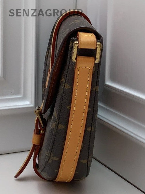 Louis Vuitton Monogram Shoulder Crossbody Bag Brown Women Photography Accessory