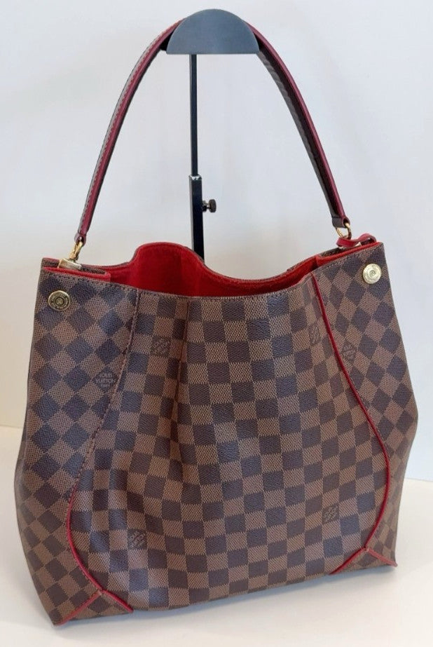 Louis Vuitton Classic Hobo Damier Ebene Shoulder Handbag Women