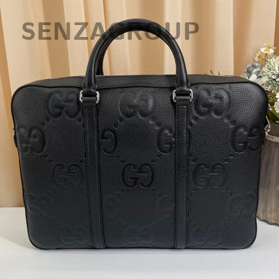 Gucci GG Monogram Briefcase Messenger Bag for Men - Classic Design