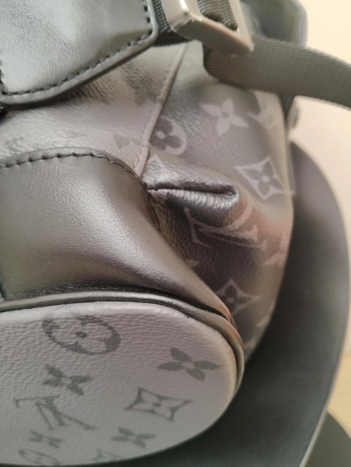 Louis Vuitton Canvas Christopher Small Black Grey Backpack For Unisex