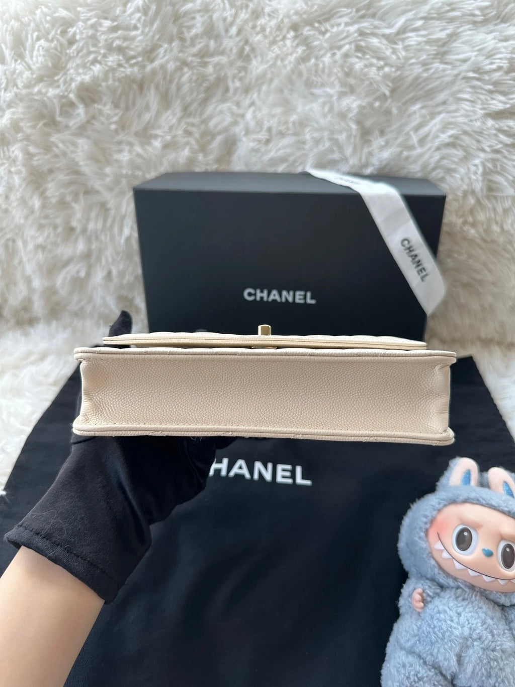 CHANEL Leather Backpack Shoulder Crossbody Handbag For Women