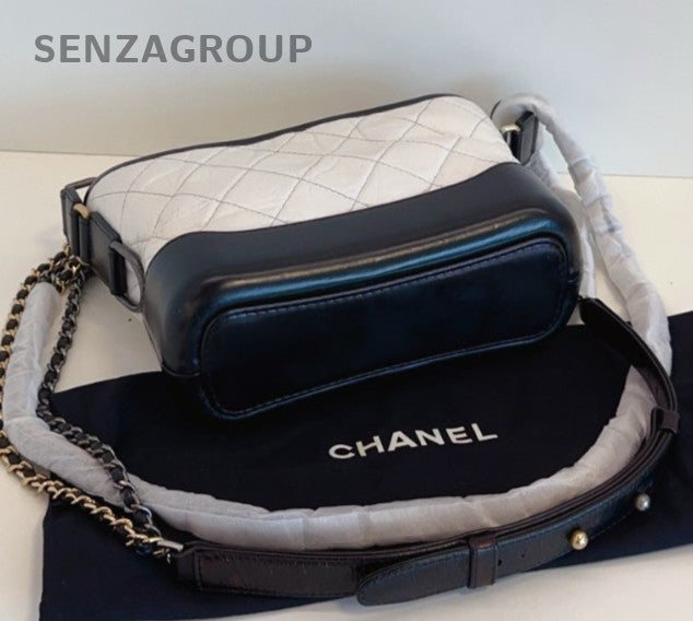 CHANEL Panda color Gabriel Calf  Shoulder bag Crossbody