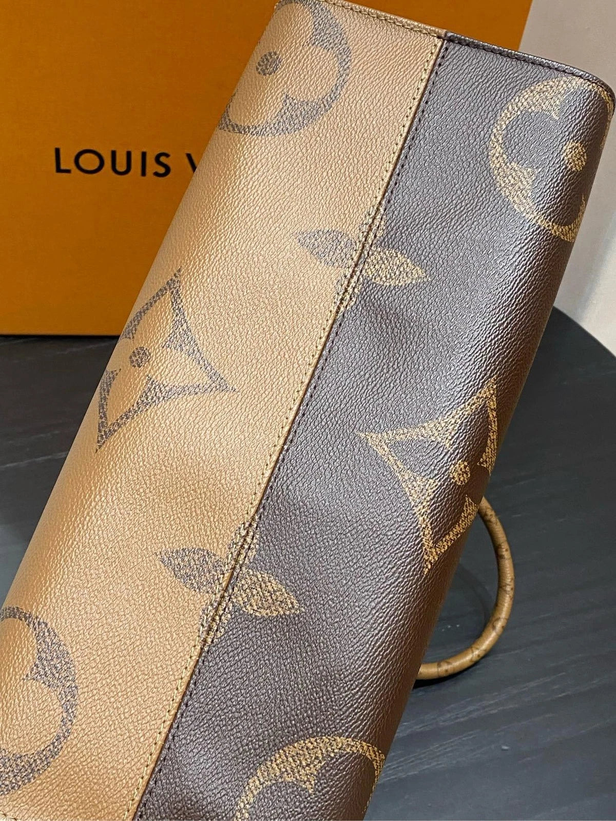 Louis Vuitton OntheGo Medium Canvas Tote Handbag For Women
