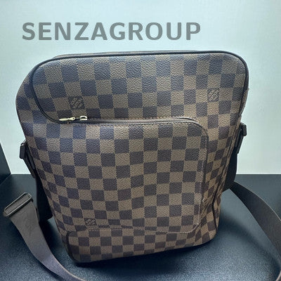 Louis Vuitton Vintage Brown Gold Men's Shoulder Crossbody Bag Classic