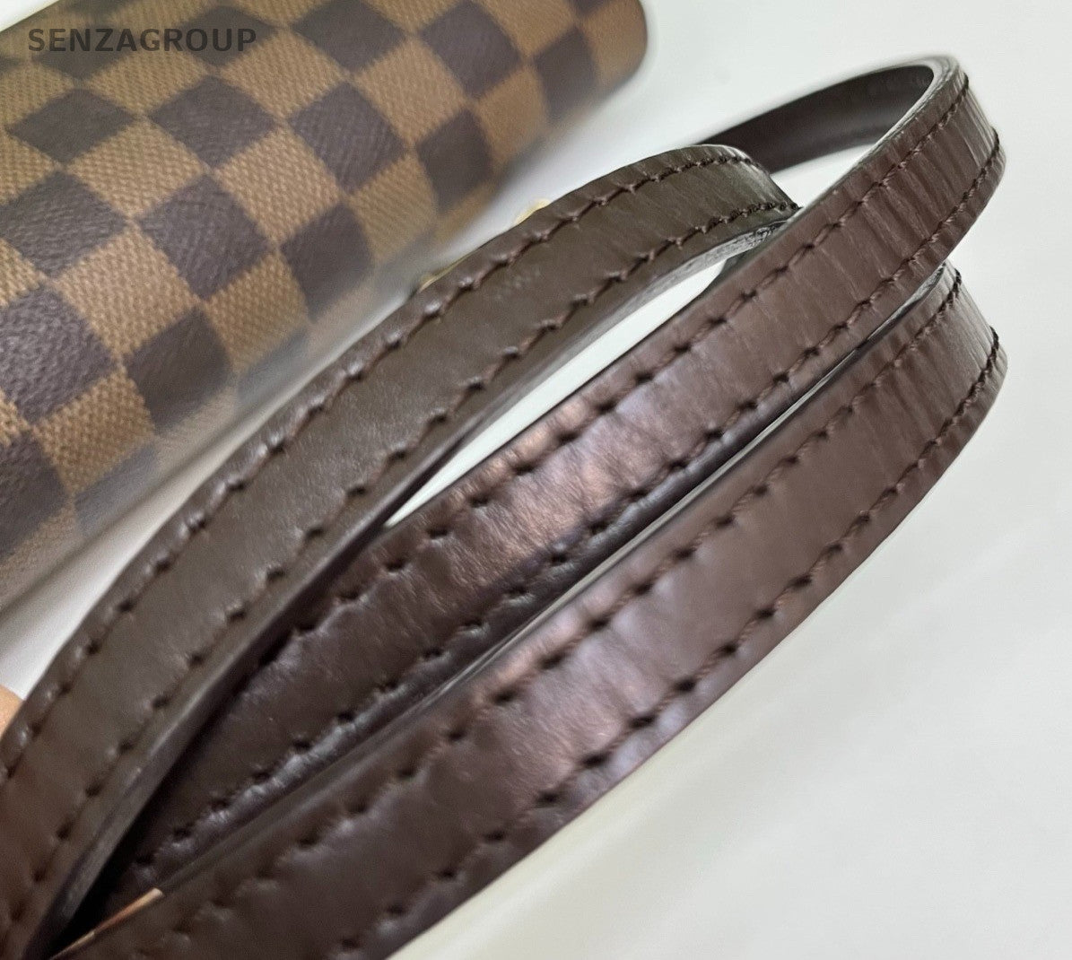 Louis Vuitton Eva Chain Shoulder Bag Crossbody Brown Red Gold Women Classic