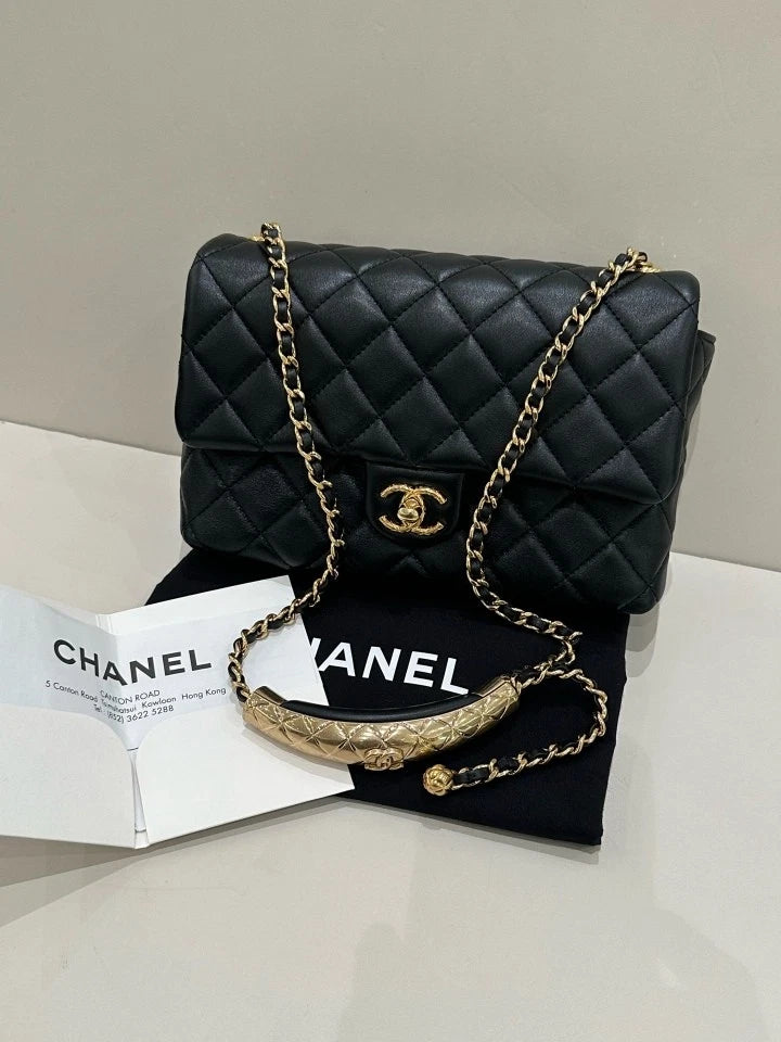 CHANEL CF Chain Shoulder Bag Crossbody For Women