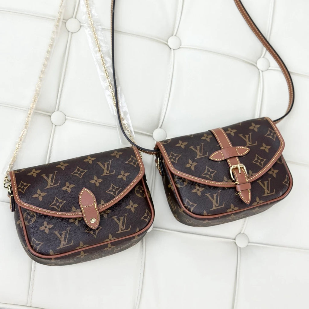 Louis Vuitton Solo Monogram Canvas Shoulder Bag Crossbody S