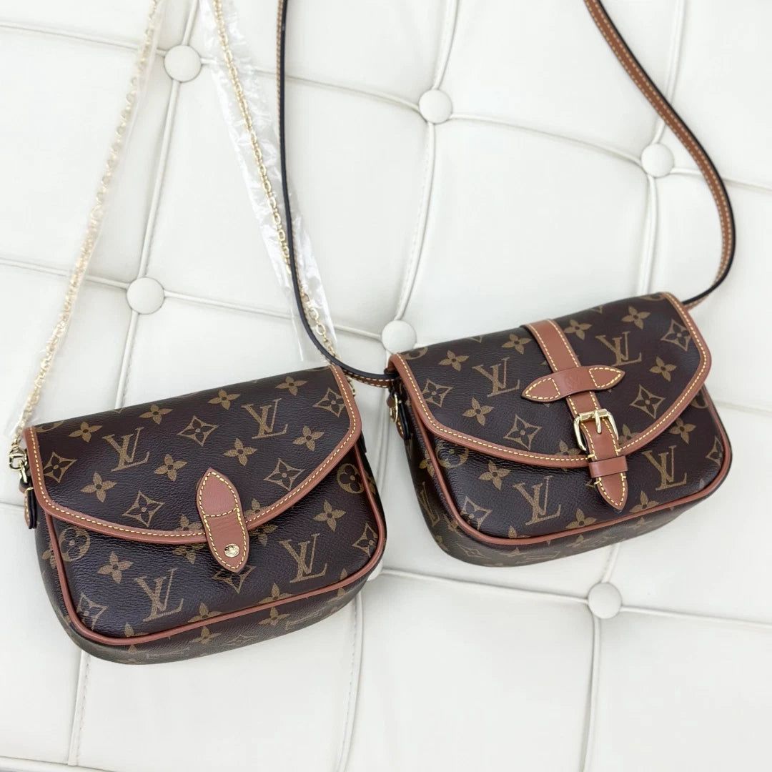 Louis Vuitton Solo Monogram Canvas Shoulder Bag Crossbody S