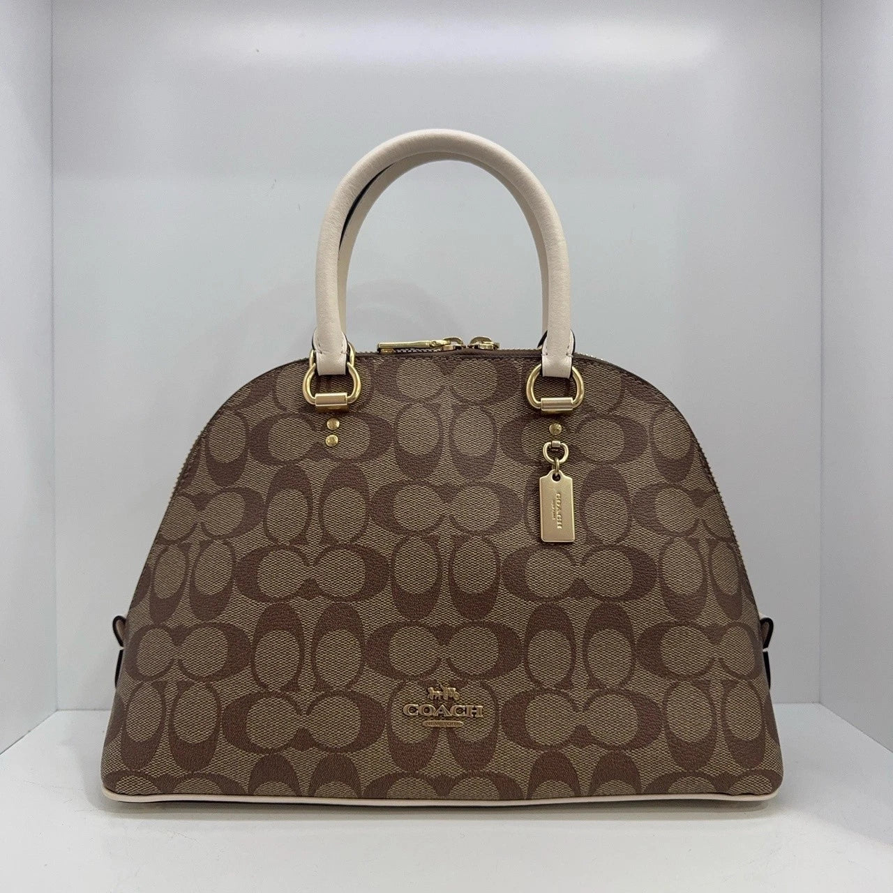 Coach Katy Classic Monogram Canvas Handbag Crossbody Women