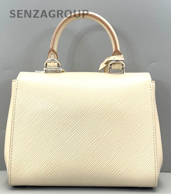 Louis Vuitton Cluny BB Epi Leather White Top Handle 2WAY Shoulder bag Women