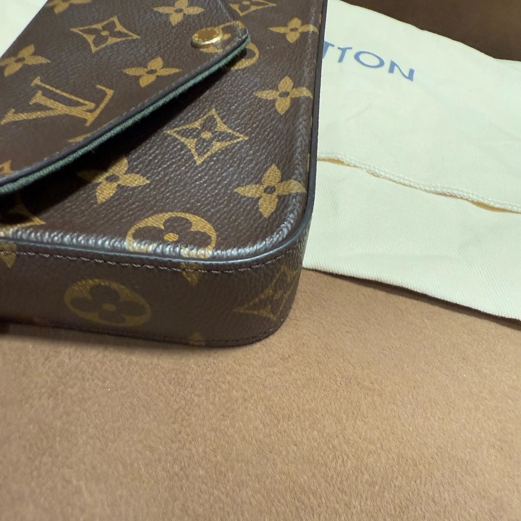 Louis Vuitton Canvas Multi Pochette Crossbody Bag For Women