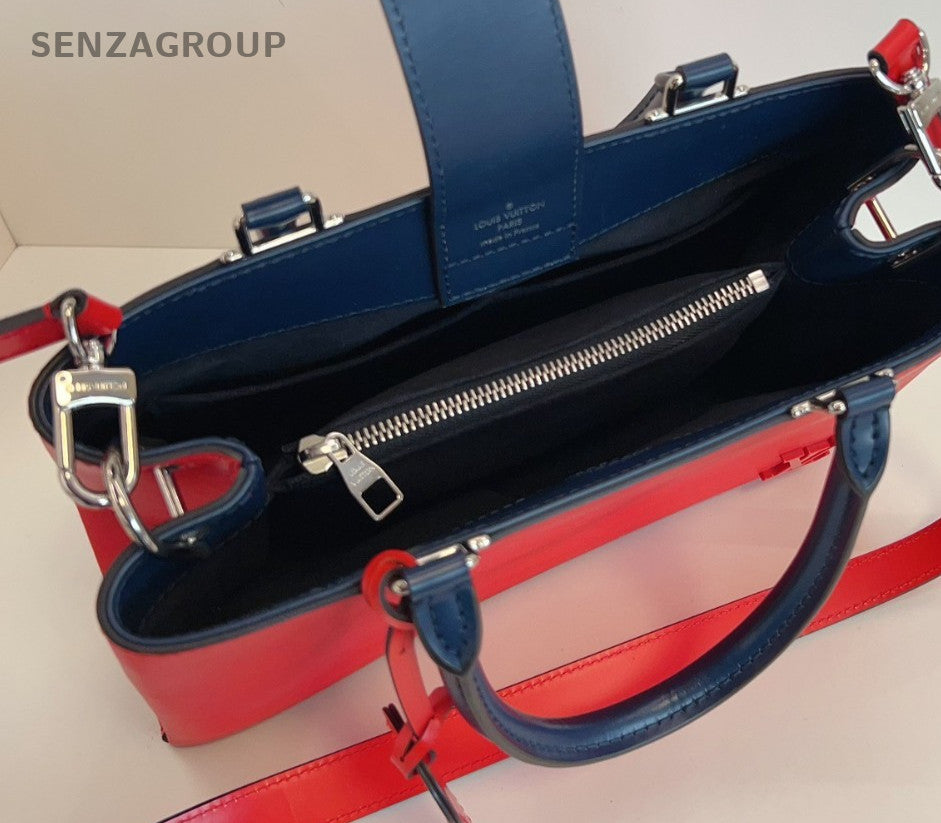 Louis Vuitton Kleber Epi Leather Top Handle 2WAY Shoulder bag Red Women