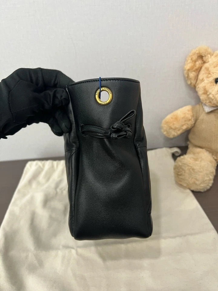 YSL Black Gold Jamie Small Bucket Bag For Women