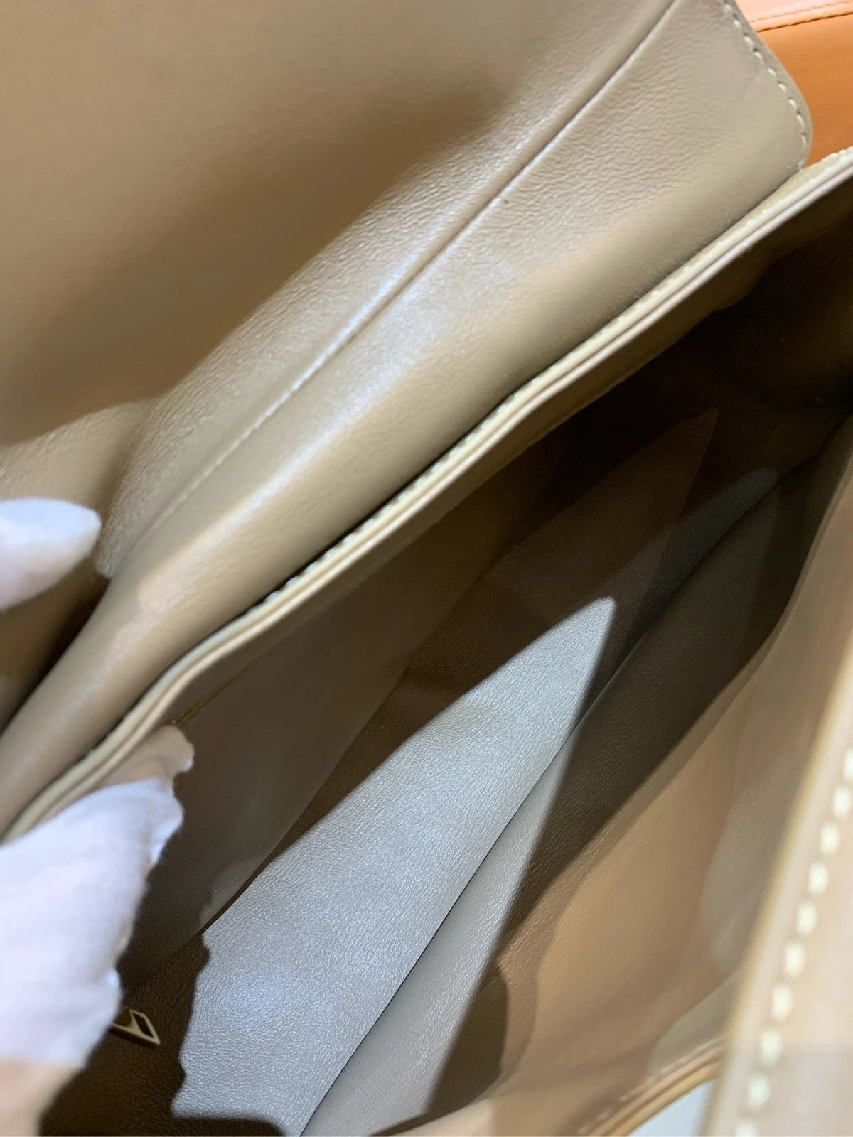 CELINE POLLY Beige Shoulder Handbag For Women