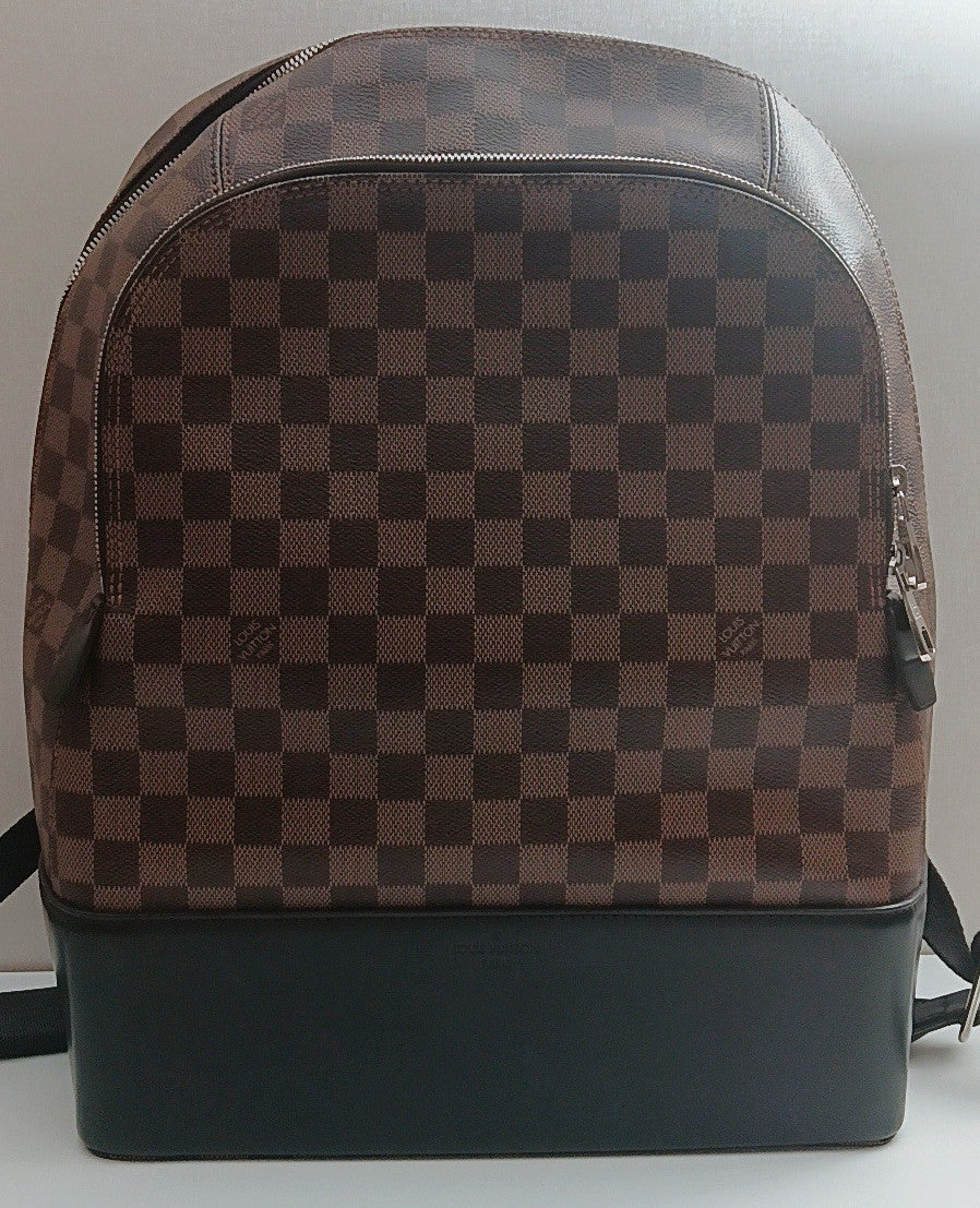 Louis Vuitton Damier Backpack Brown Silver Unisex Adults Classic
