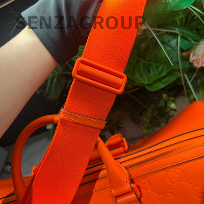 Gucci Orange Travel Tote Shoulder Bag Women Classic Fashion