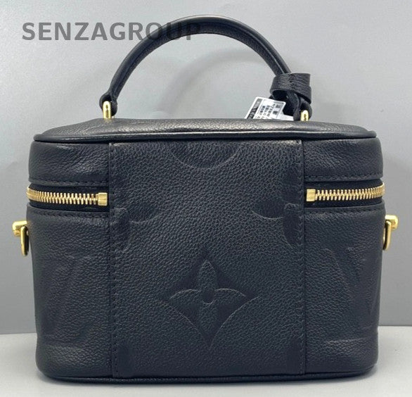 Louis Vuitton Vanity Make up Box Monogram Empreinte 2way Crossbody Black