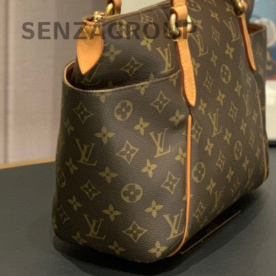 Louis Vuitton Totally PM Monogram Tote Bag Brown Gold Hardware Women's Fashion