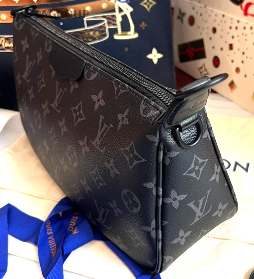 Louis Vuitton Monogram Black Metis Shoulder bag Crossbody CHIP VERSION