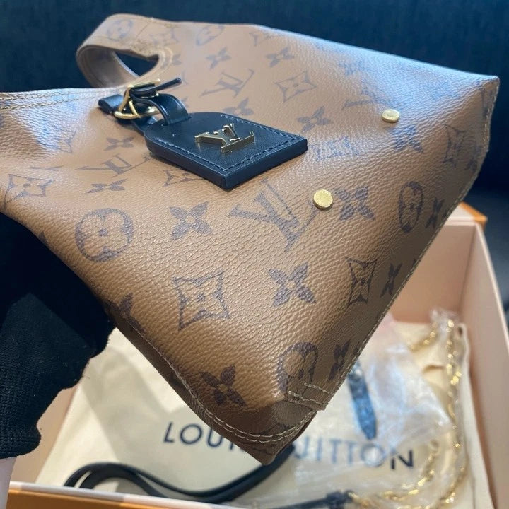 Louis Vuitton Atlantis BB Monogram Bucket Top Handle Crossbody Bag Women D