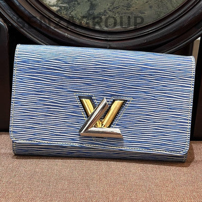 Louis Vuitton Blue Epi Twist WOC Chain Crossbody Bag Classic Women