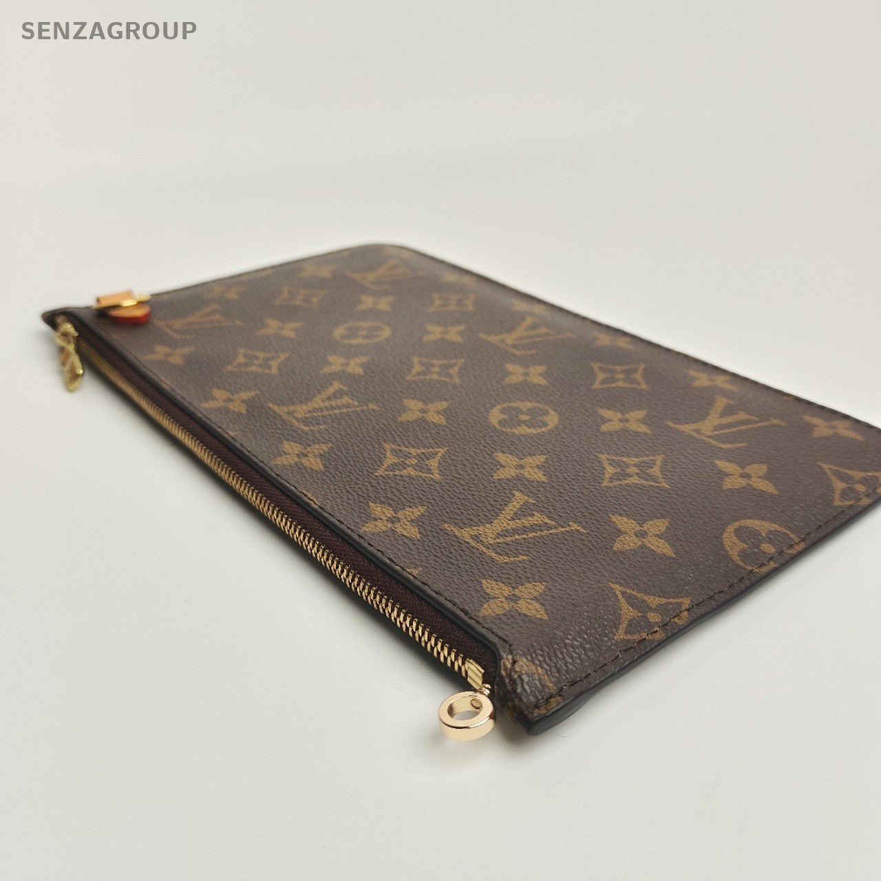SJ0001 LV Neverfull beige inner pouch purple interior