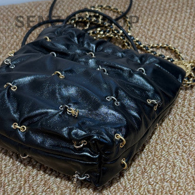 Chanel 22 Bag Mini Trash Bag Chain Shoulder Crossbody Bag Women