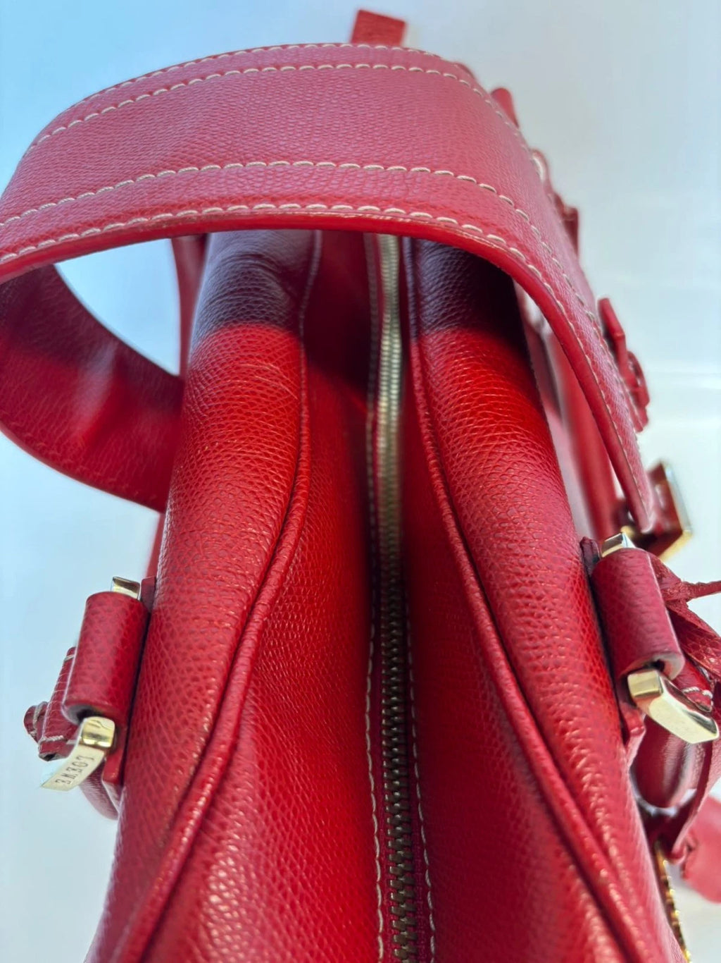 SJ0001 XP01682 LOEWE Traveler Bowling Handbag