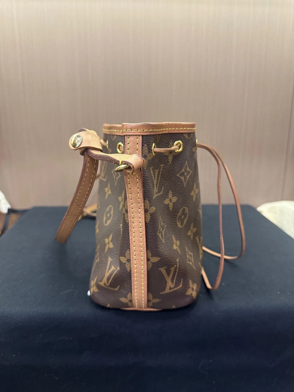Louis Vuitton Nano Noe Monogram Canvas Bucket Bag for Women