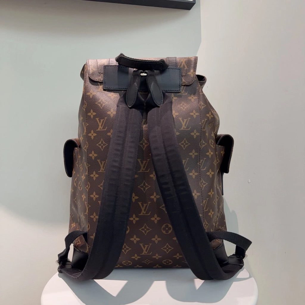Louis Vuitton Christopher Series Monogram Backpack Daypack Brown Classic