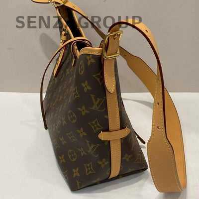 Louis Vuitton Carryall PM Monogram Brown Shoulder Bag Classic Women