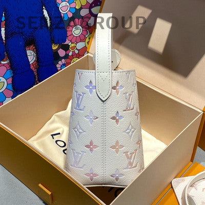 Louis Vuitton All in BB White Monogram Leather Handbag Shoulder Bag