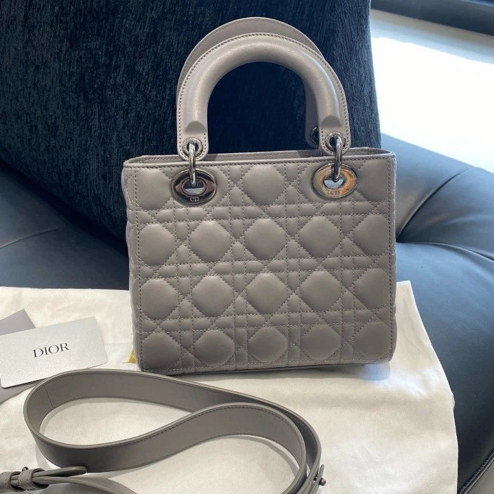 Dior Lady Dior Crossbody Top Handle Excellent