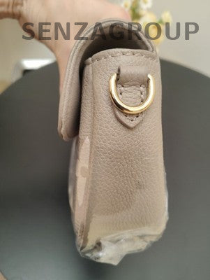 Louis Vuitton Monogram Ivy Grey Gold Shoulder Crossbody Bag Women's Classic