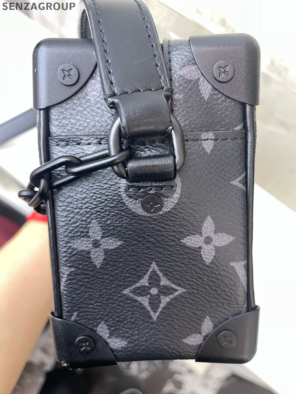 Louis Vuitton Soft Trunk Monogram Small Black Unisex Crossbody Bag