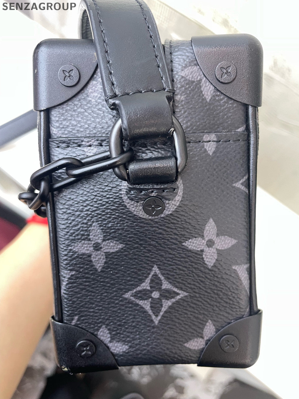 Louis Vuitton Soft Trunk Monogram Small Black Unisex Crossbody Bag